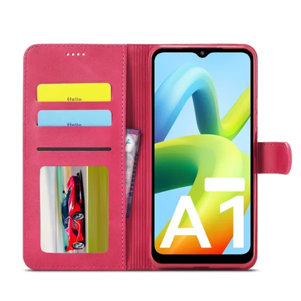IMEEKE Peňaženkový kryt Xiaomi Redmi A1 / Redmi A2 ružový