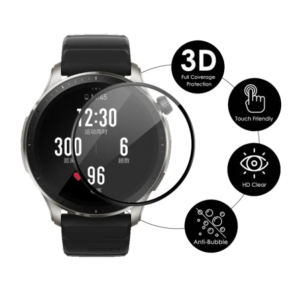 ENKAY 2x 3D Ochranná fólia Amazfit GTR 4