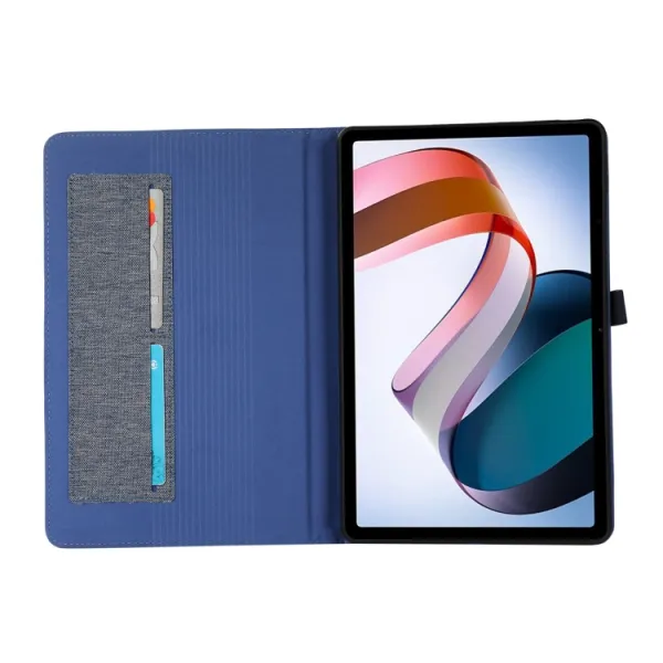 FABRIC Zaklápací obal pre Xiaomi Redmi Pad modrý