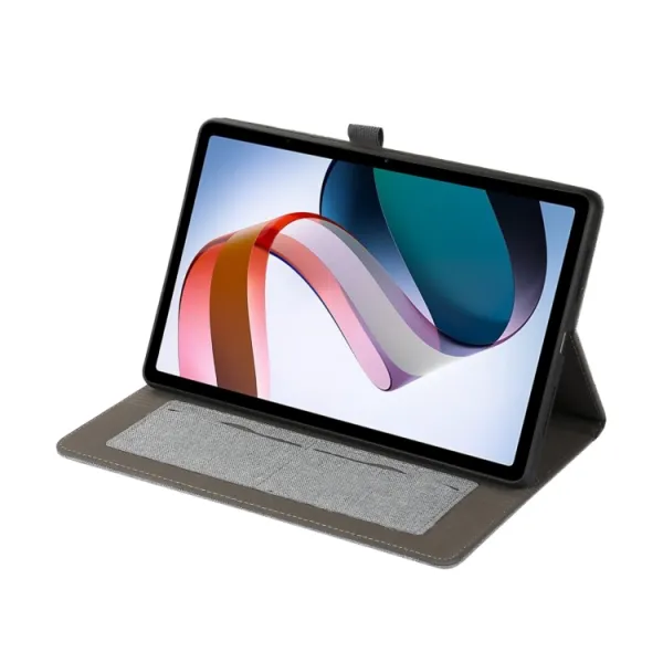 FABRIC Zaklápací obal pre Xiaomi Redmi Pad SE šedý