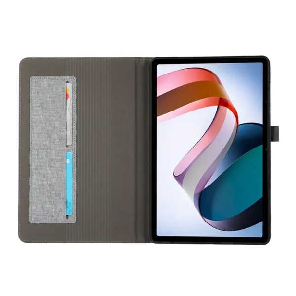 FABRIC Zaklápací obal pre Xiaomi Redmi Pad SE šedý
