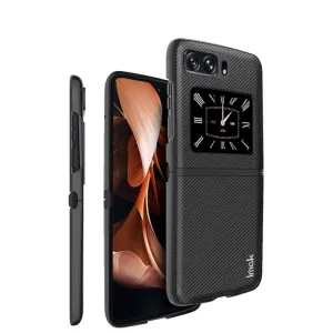 IMAK CARBON Ochranný obal pre Motorola Razr 2022 5G čierny