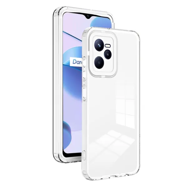 CRYSTAL Ochranný kryt pre Realme C35 biely