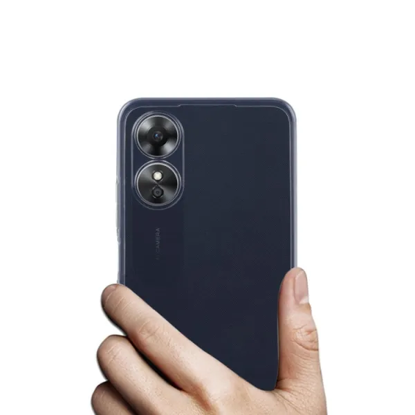 TPU Ochranný kryt pre Oppo A17 priehľadný