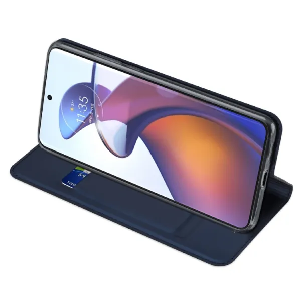 DUX Peňaženkový kryt Motorola Edge 30 Ultra modrý