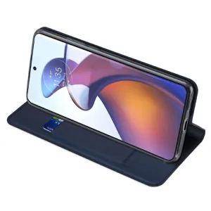 DUX Peňaženkový kryt Motorola Edge 30 Ultra modrý