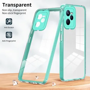 CRYSTAL Ochranný kryt pre Realme C35 zelený
