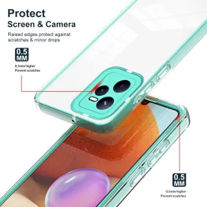 CRYSTAL Ochranný kryt pre Realme C35 zelený