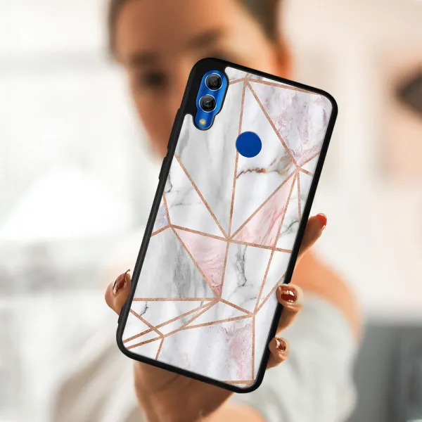 MY ART Ochranný obal Honor 10 Lite -PINK MARBLE (143)