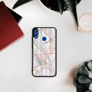 MY ART Ochranný obal Honor 10 Lite -PINK MARBLE (143)