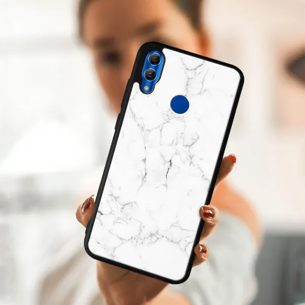 MY ART Ochranný obal Honor 10 Lite -WHITE MARBLE (144)