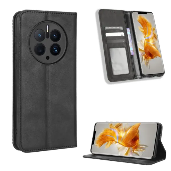 BUSINESS Peňaženkový kryt pre Huawei Mate 50 Pro čierny