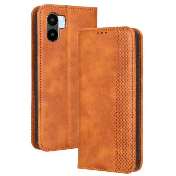 BUSINESS Peňaženkový kryt pre Xiaomi Redmi A1 / Redmi A2 hnedý
