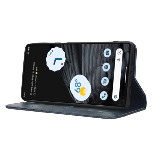 BUSINESS Peňaženkový kryt pre Google Pixel 7 Pro modrý