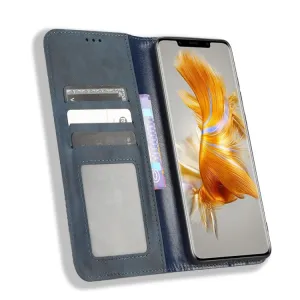 BUSINESS Peňaženkový kryt pre Huawei Mate 50 Pro modrý