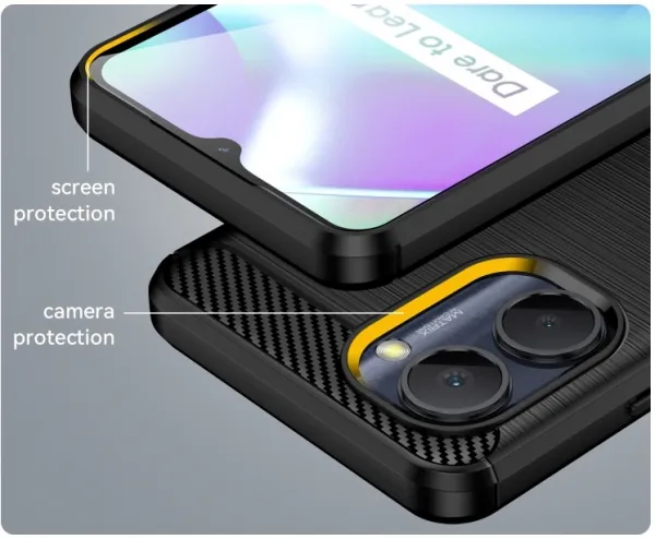 FLEXI TPU Kryt pre Realme C33 modrý