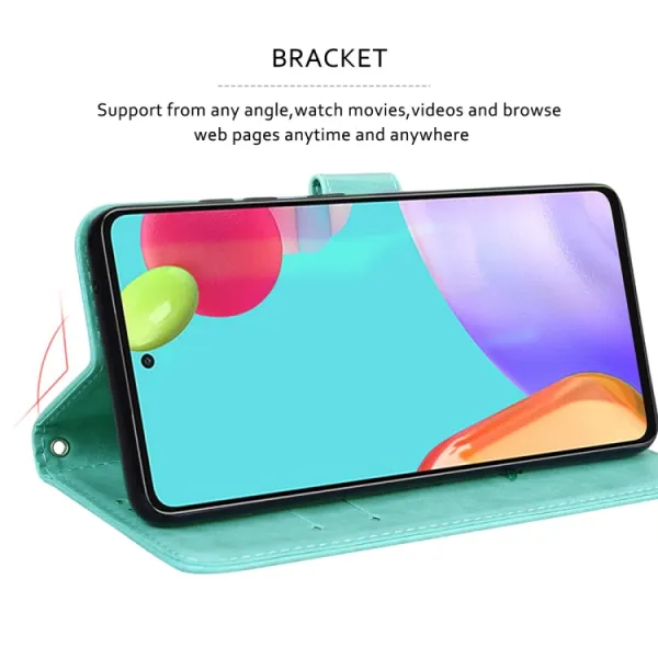 ART ROSE Peňaženkový kryt Xiaomi Poco M4 Pro zelený