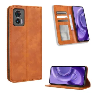 BUSINESS Peňaženkový kryt pre Motorola Edge 30 Neo hnedý