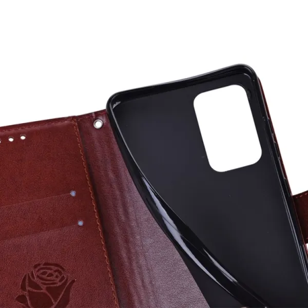 ART ROSE Peňaženkový kryt Xiaomi Poco X4 Pro 5G hnedý
