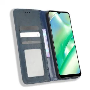 BUSINESS Peňaženkový kryt pre Realme C33 modrý