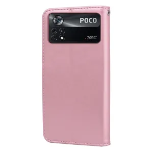 ART ROSE Peňaženkový kryt Xiaomi Poco M4 Pro ružový
