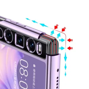 GKK PHANTOM Ochranný obal Huawei Mate Xs 2 ružovozlatý