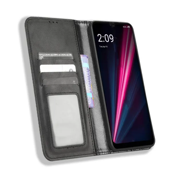 BUSINESS Peňaženkový kryt pre T Phone / T Phone 2023 čierny