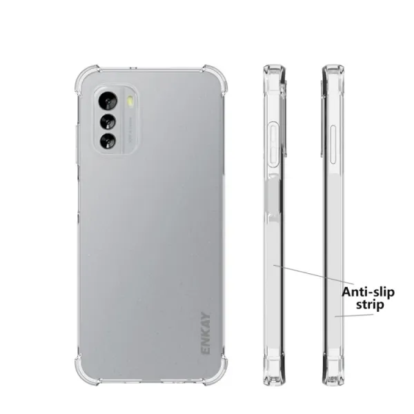 ENKAY AIRBAG Extra odolný kryt Nokia G60 priehľadný