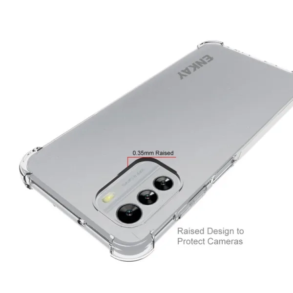 ENKAY AIRBAG Extra odolný kryt Nokia G60 priehľadný