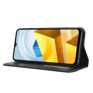 BUSINESS Peňaženkový kryt pre Xiaomi Poco M5 čierny