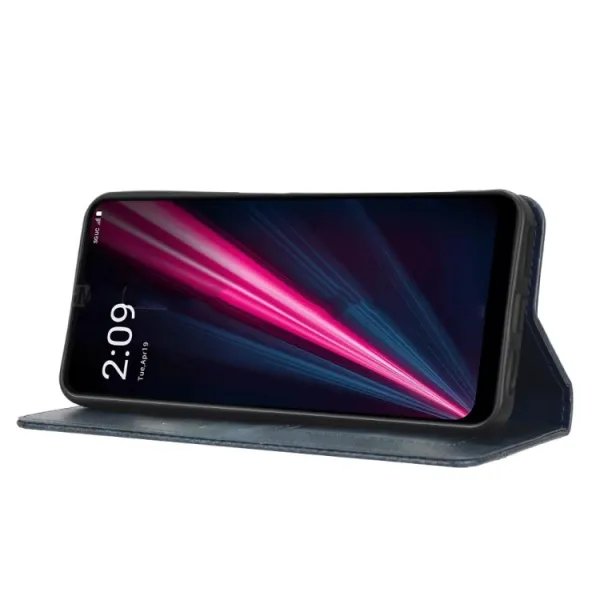 BUSINESS Peňaženkový kryt pre T Phone Pro / T Phone Pro 2023 modrý
