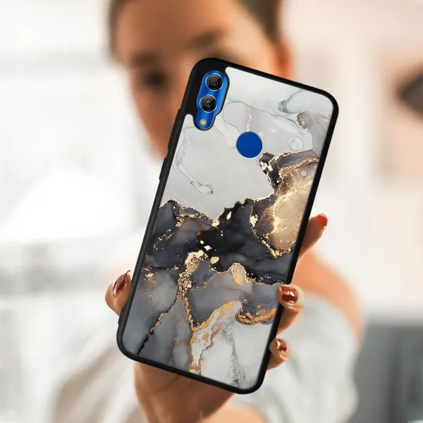 MY ART Ochranný obal Honor 10 Lite -GREY MARBLE (140)