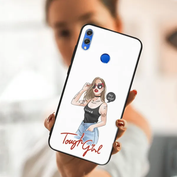 MY ART Ochranný obal Honor 8X -TOUGH GIRL (131)