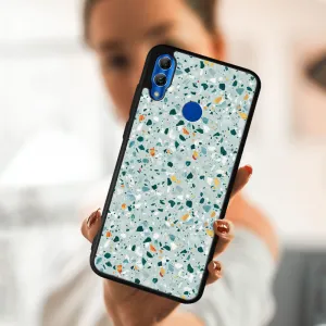 MY ART Ochranný obal Honor 10 Lite -BLUE TERRAZZO (164)