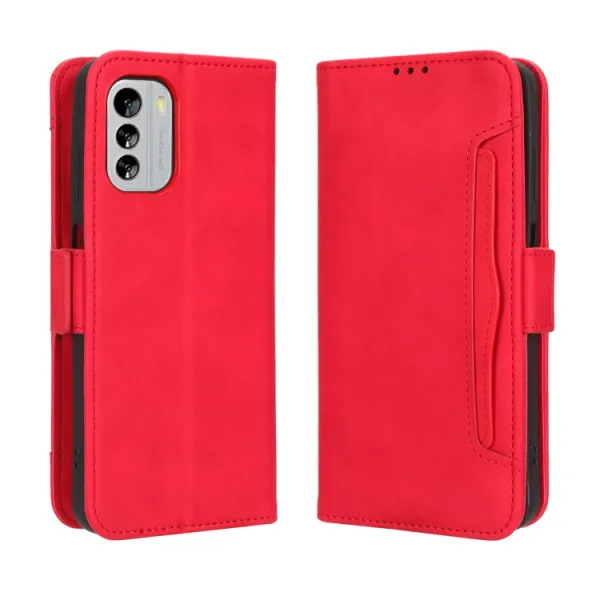 SLOT Peňaženkový obal pre Nokia G60 červený