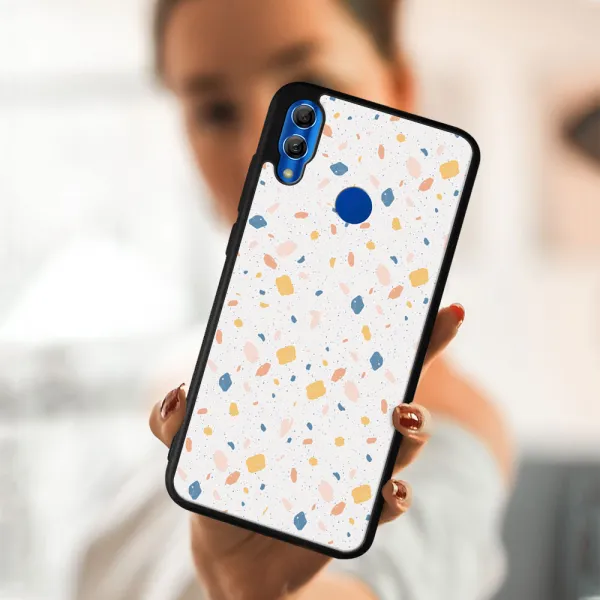 MY ART Ochranný obal Honor 10 Lite -ORANGE TERRAZZO (165)