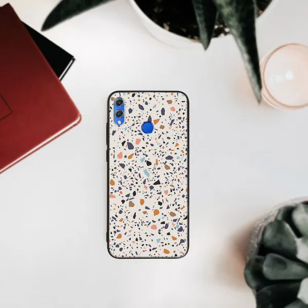 MY ART Ochranný obal Honor 8X -BEIGE TERRAZZO (162)