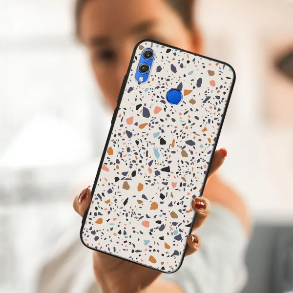 MY ART Ochranný obal Honor 8X -BEIGE TERRAZZO (162)