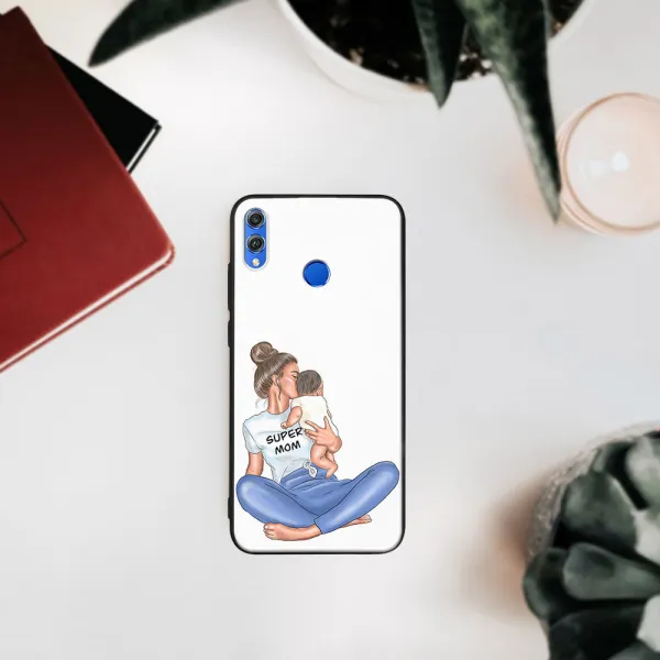 MY ART Ochranný obal Honor 8X -SUPERMOM (112)