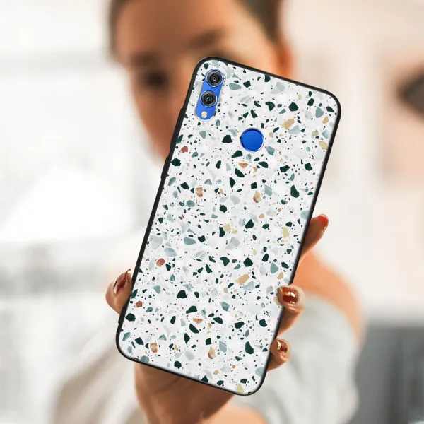 MY ART Ochranný obal Honor 8X -GREY TERRAZZO (163)