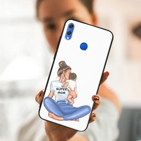 MY ART Ochranný obal Honor 8X -SUPERMOM (112)