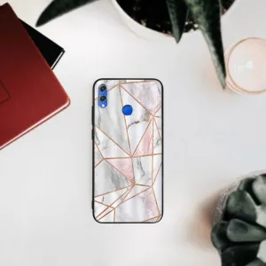 MY ART Ochranný obal Honor 8X -PINK MARBLE (143)