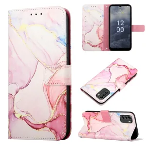 ART Peňaženkový kryt Nokia G60 ROSE GOLD MARBLE
