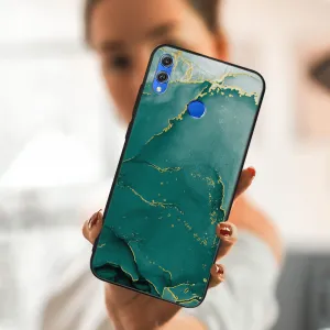 MY ART Ochranný obal Honor 8X -GREEN MARBLE (145)