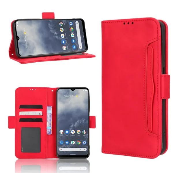 SLOT Peňaženkový obal pre Nokia G60 červený