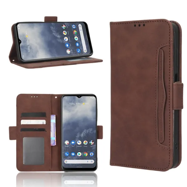 SLOT Peňaženkový obal pre Nokia G60 hnedý