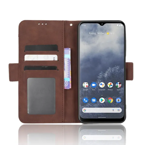 SLOT Peňaženkový obal pre Nokia G60 hnedý