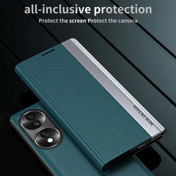 SLEEP CASE Zaklápací kryt Honor 70 svetlomodrý