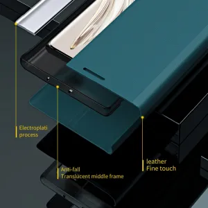 SLEEP CASE Zaklápací kryt Honor 70 svetlomodrý