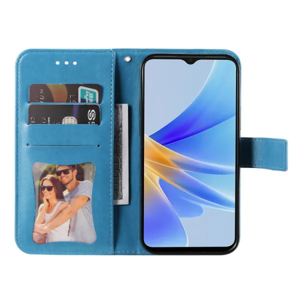 ART MANDALA Peňaženkové puzdro Oppo A17 modré